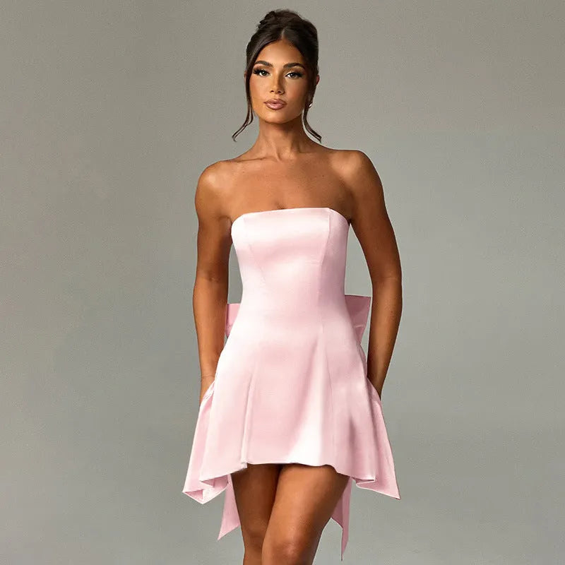 Elegant Women's Tube Dress Summer Fashion - Bellarte Enchanté Elegant Women's Tube Dress Summer Fashion